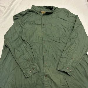 Men’s Green Button Down Shirt